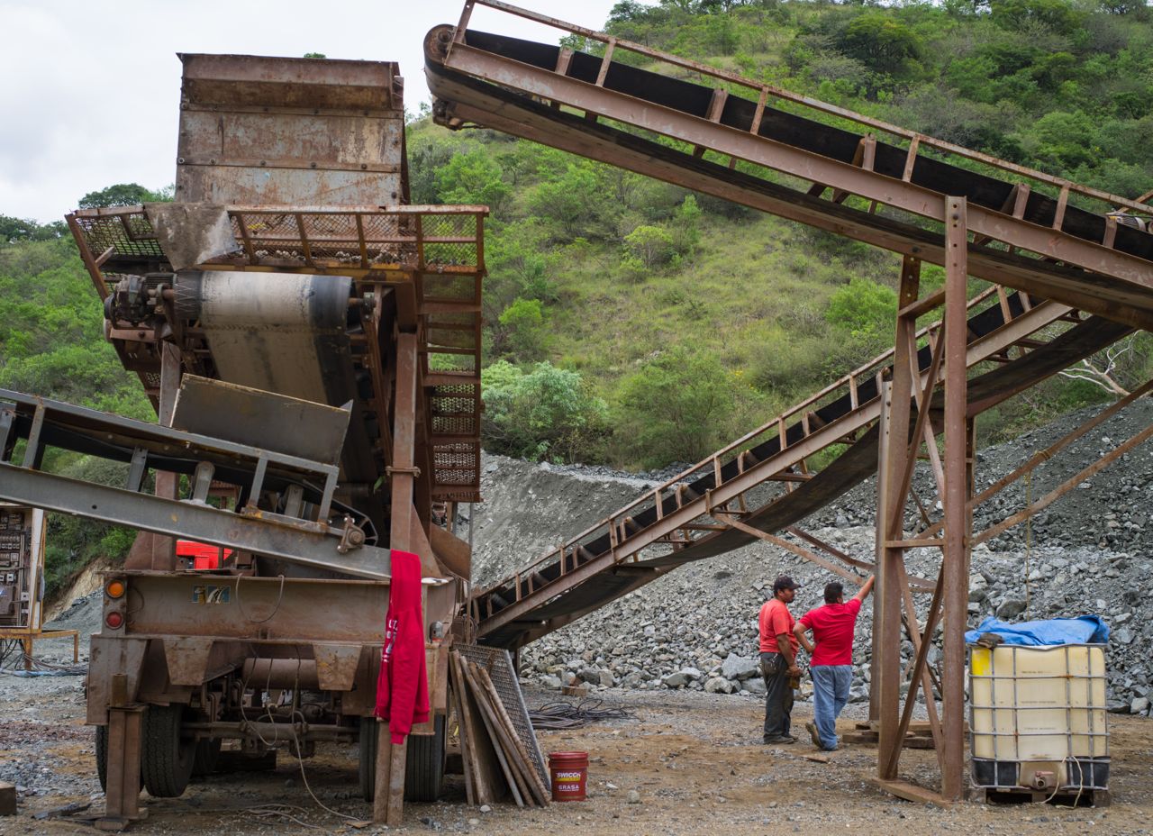 Gravel for landfill