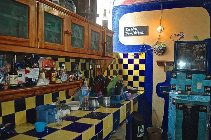 Hostel Buena Onda, Cocina comunal