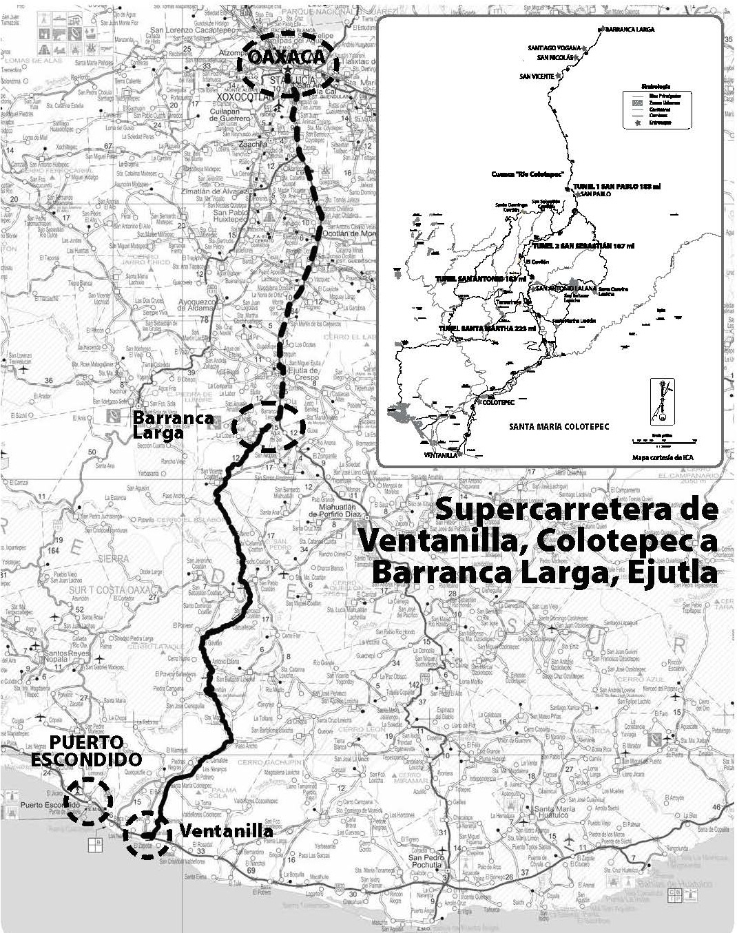 Supercarretera Oaxaca - Puerto Escondido