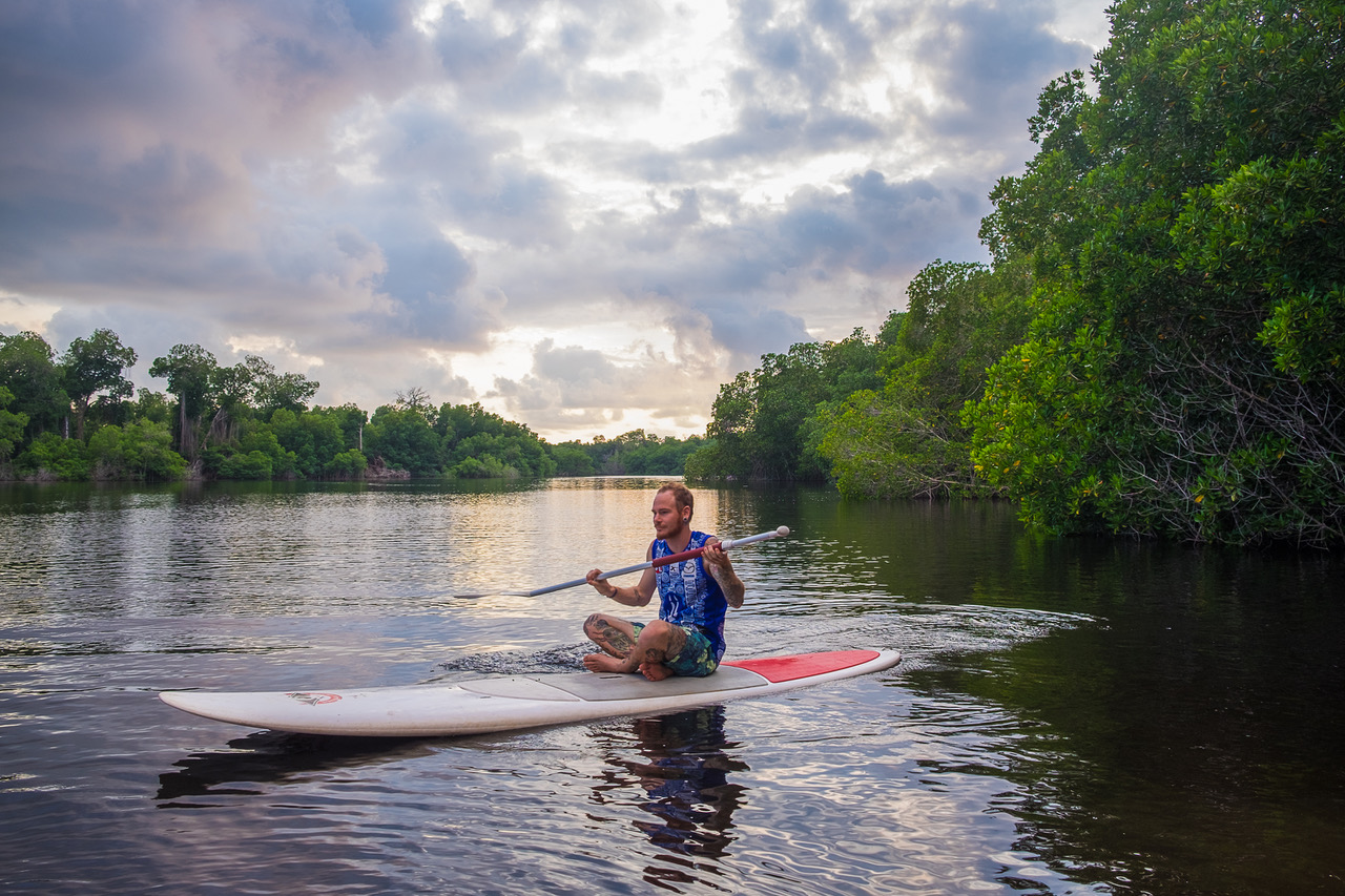 Paddle Boarding in Puerto Suelo