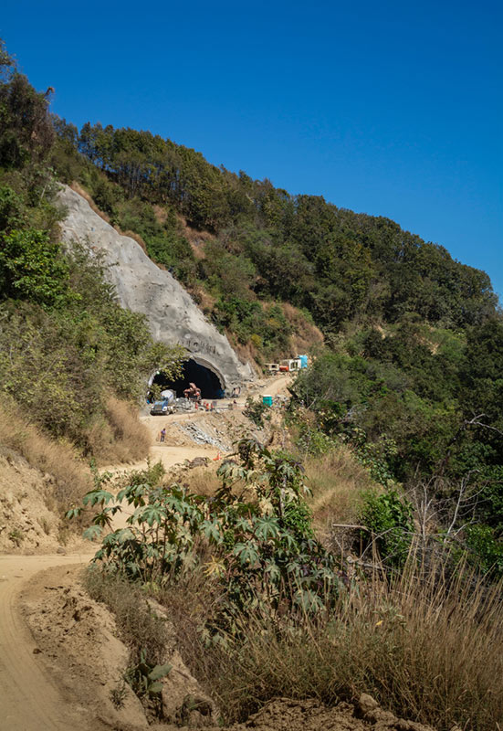 San Antonio tunnel.