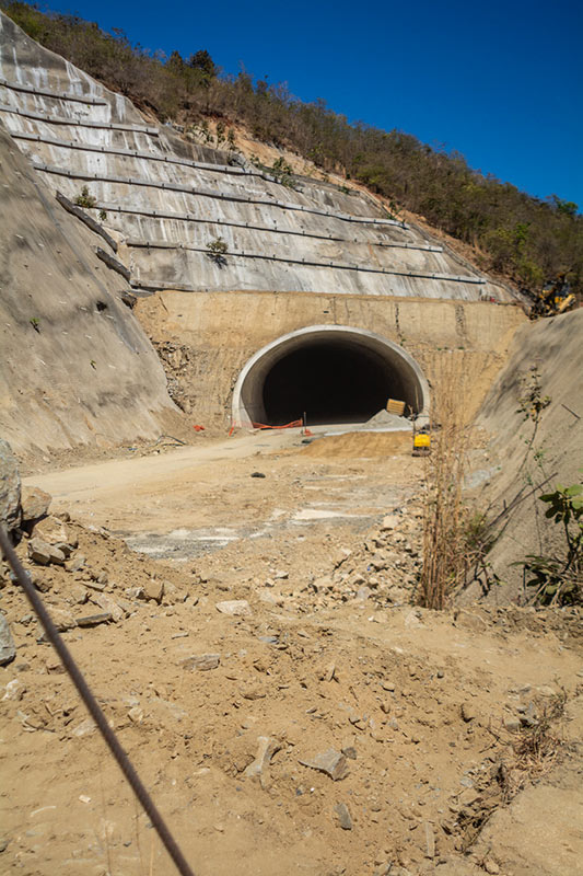Santa Martha tunnel.