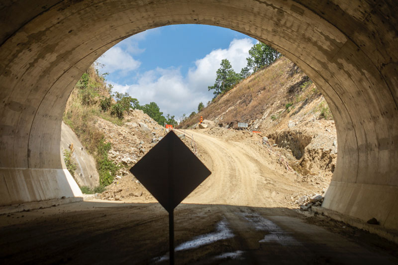 San Antonio tunnel.