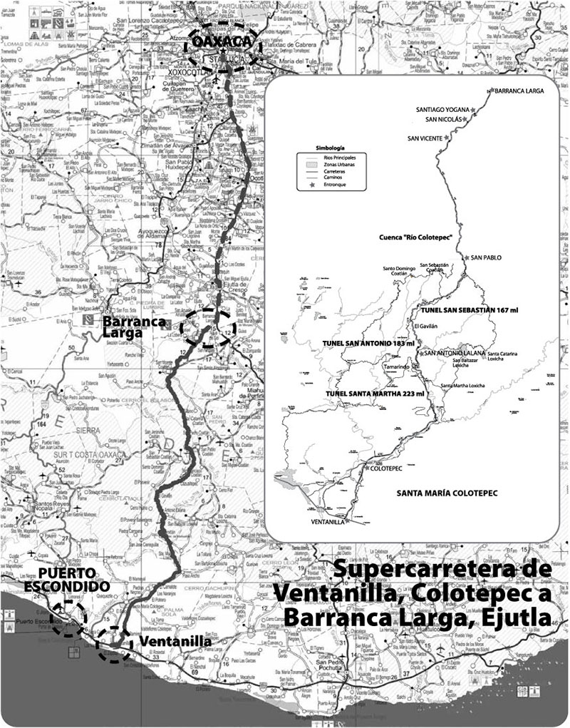 Mapa cortesía de ICA.