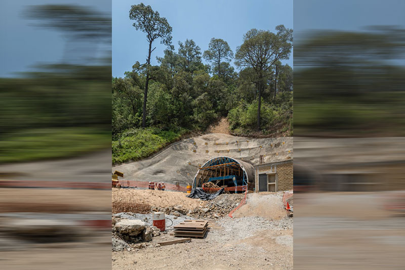 Túnel de San Sebastián, lado norte.