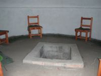 Temazcal, interior